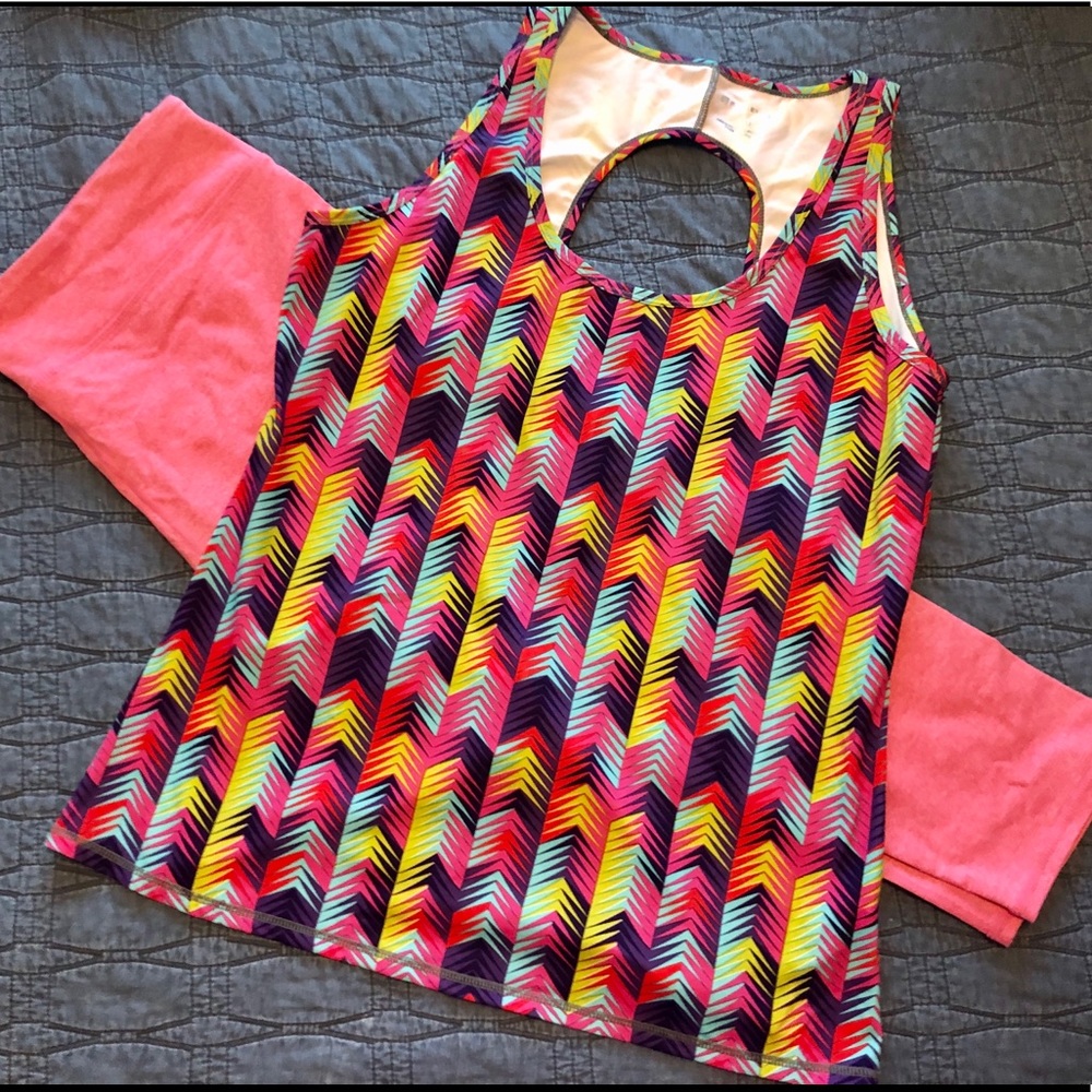 Fabletics top and capris set